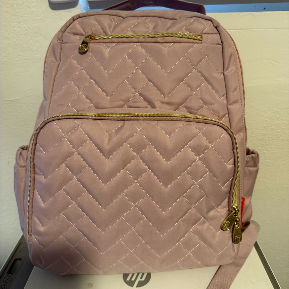 Fisher price mauve/pink diaper bag backpack
